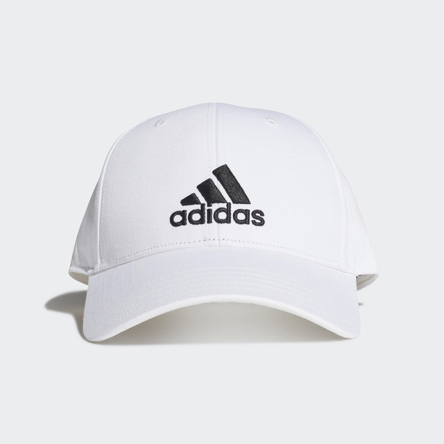 Adidas Bball Cap Cot [FK0890] 男女 老帽 鴨舌帽 棒球帽 六分割 經典款 防曬 白