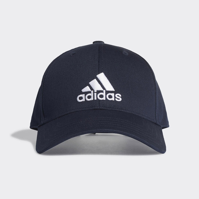 Adidas Bball Cap Cot [FQ5270] 男女 老帽 鴨舌帽 棒球帽 六分割 經典款 防曬 深藍