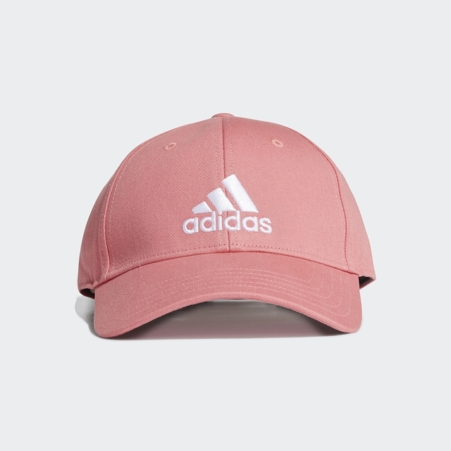Adidas Bball Cap Cot [GM6272] 男女 老帽 鴨舌帽 棒球帽 六分割 經典 潮流 防曬 粉紅