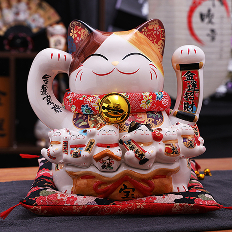 金石工坊 金運萬歲招手貓 搖手貓 大 Pchome 24h購物