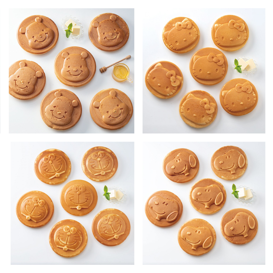 Seven types of Japanese Skater muffin baking tray cartoon baking tray double-sided frying pan - Pots & Pans - Aluminum Alloy Multicolor