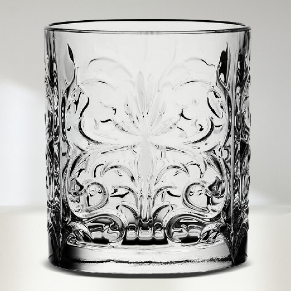 RCR 水晶玻璃威士忌杯(雕花300ml)