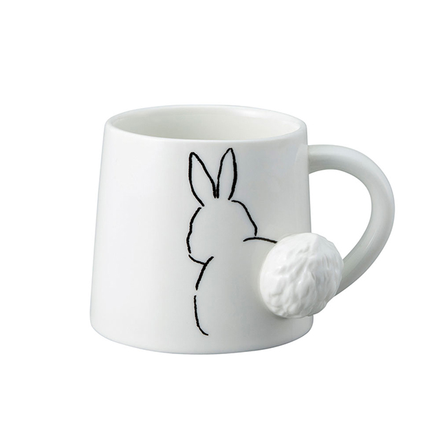 日本 sunart 馬克杯 - 搖尾兔