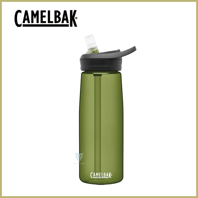 【美國CamelBak】750ml eddy+多水吸管水瓶 橄欖綠
