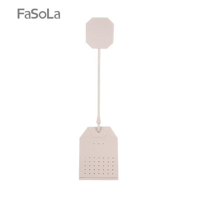 【FaSoLa】食品用矽膠濾茶器 米色