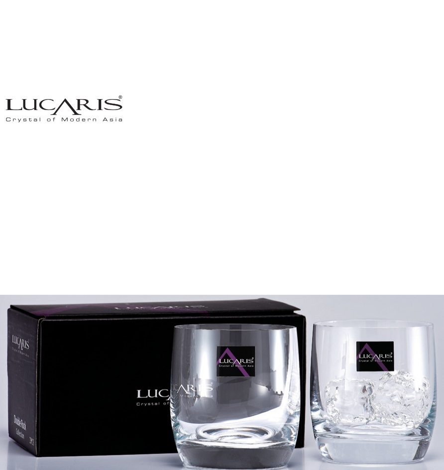 Lucaris 無鉛水晶威士忌杯 395ml (2入禮盒組)上海系列