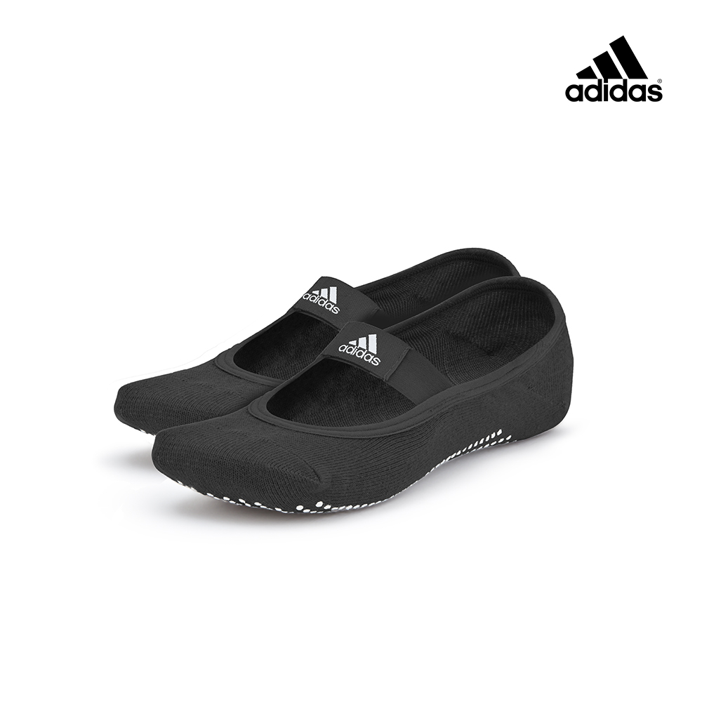 Adidas防滑吸汗瑜珈襪(黑)