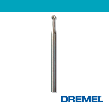 Dremel 2.4mm 球型滾磨刀 (2入)