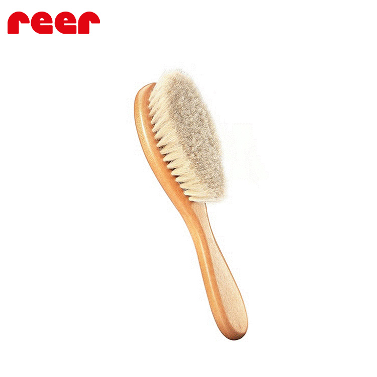 REER - 寶寶髮梳-原木山羊毛