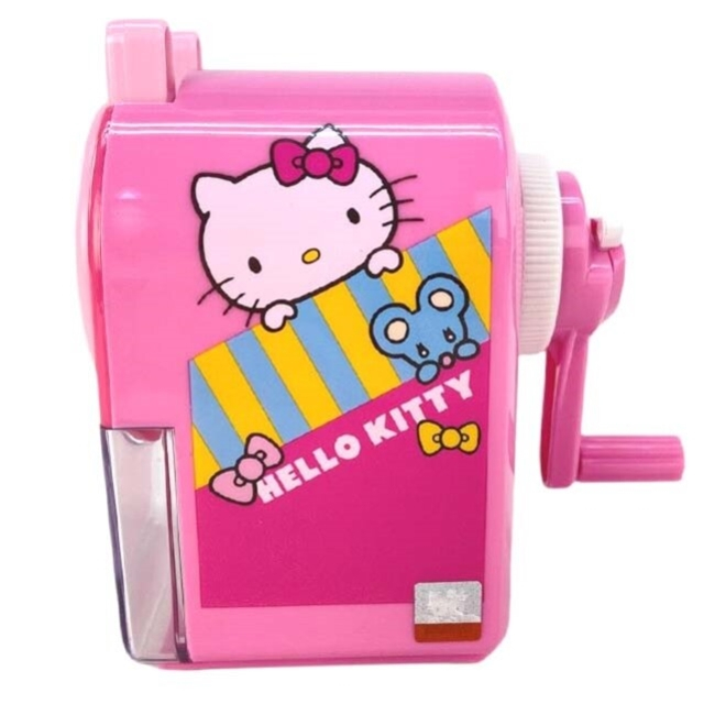 小禮堂 Hello Kitty 五段式削鉛筆機 (粉蝴蝶結款)