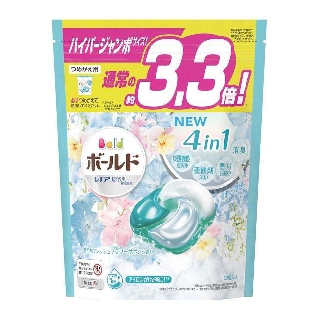 日本P&G 4D碳酸機能洗衣球36入X4 (薰衣草-紫)