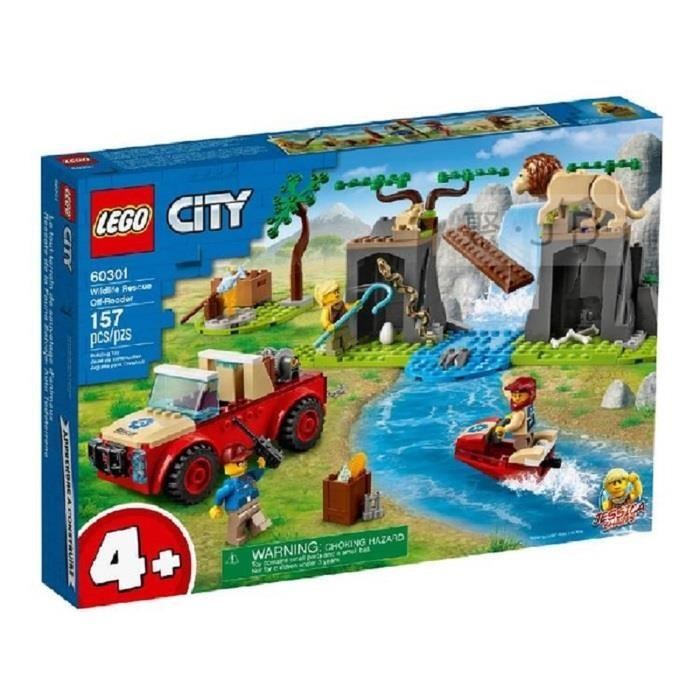 【LEGO 樂高積木】City 城市系列 - 野生動物救援越野車 60301