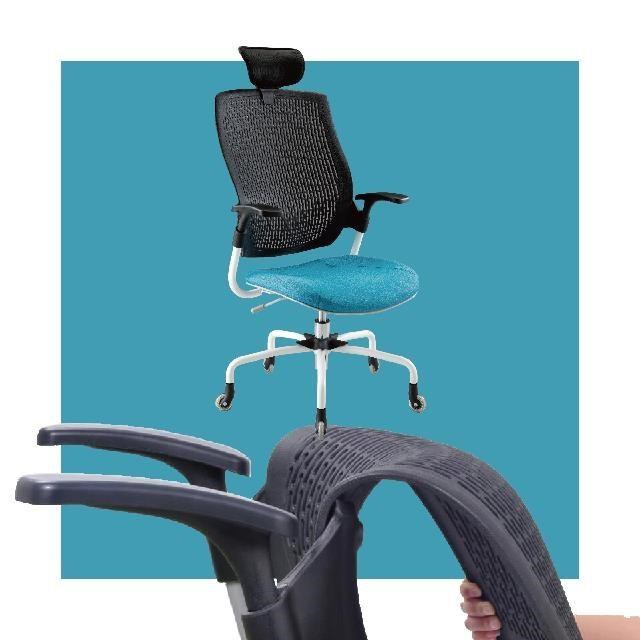 【舒樂活 4Health】舒背椅 — 居家人體工學辦公椅（高背）