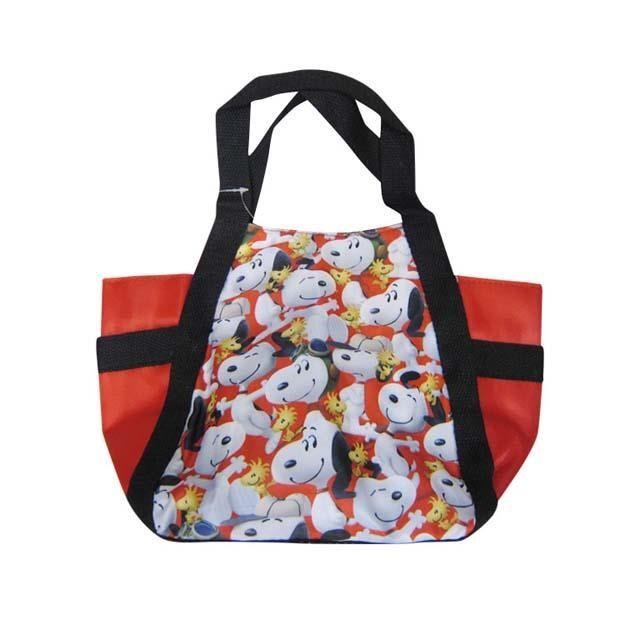 史努比 手提包Disney正版授權簡易袋餐袋防水尼龍布材質休閒外出