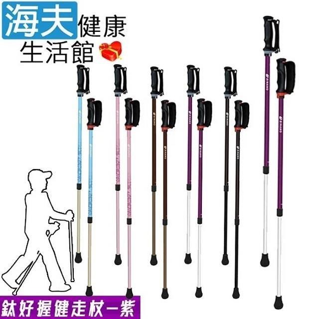 【海夫健康生活館】LZ Sinano 日式安心健走杖 一組二支 紫色(D0219-05)