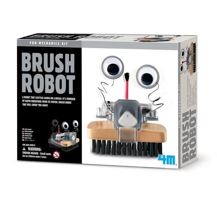 【4M創意玩具】毛刷怪機器人 Brush Robot 科學探索系列 03282