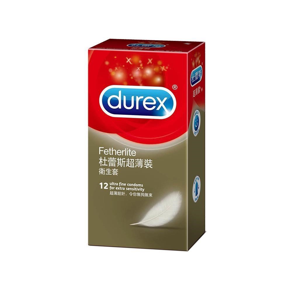 Durex杜蕾斯-超薄裝保 險 套(12入)