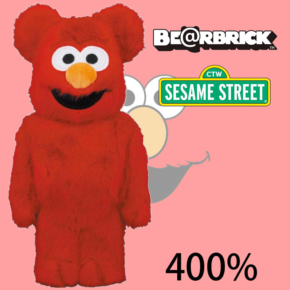 庫柏力克熊 Be@rbrick ELMO 2.0 芝麻街 Sesame Street 400%