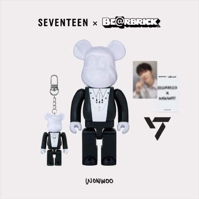 Be@rbrick 庫柏力克熊BE@RBRICK X SEVENTEEN 李碩珉DK 400%+100% 限量