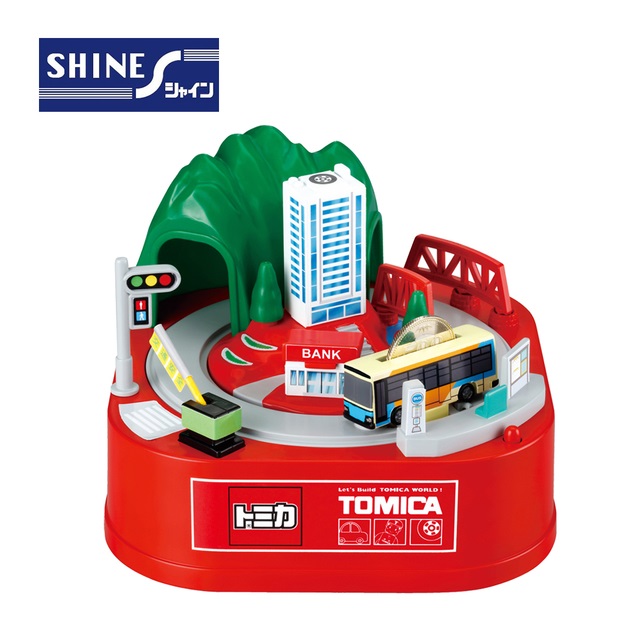 【日本正版】TOMICA 公車存錢筒 存錢筒 儲金箱 小費箱 玩具車 多美小汽車 SHINE - 371140