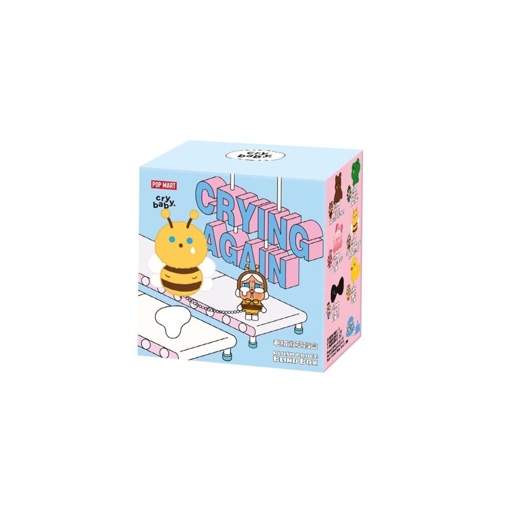 POP MART Cry Baby 眼淚工廠系列 毛絨 徽章 盲盒