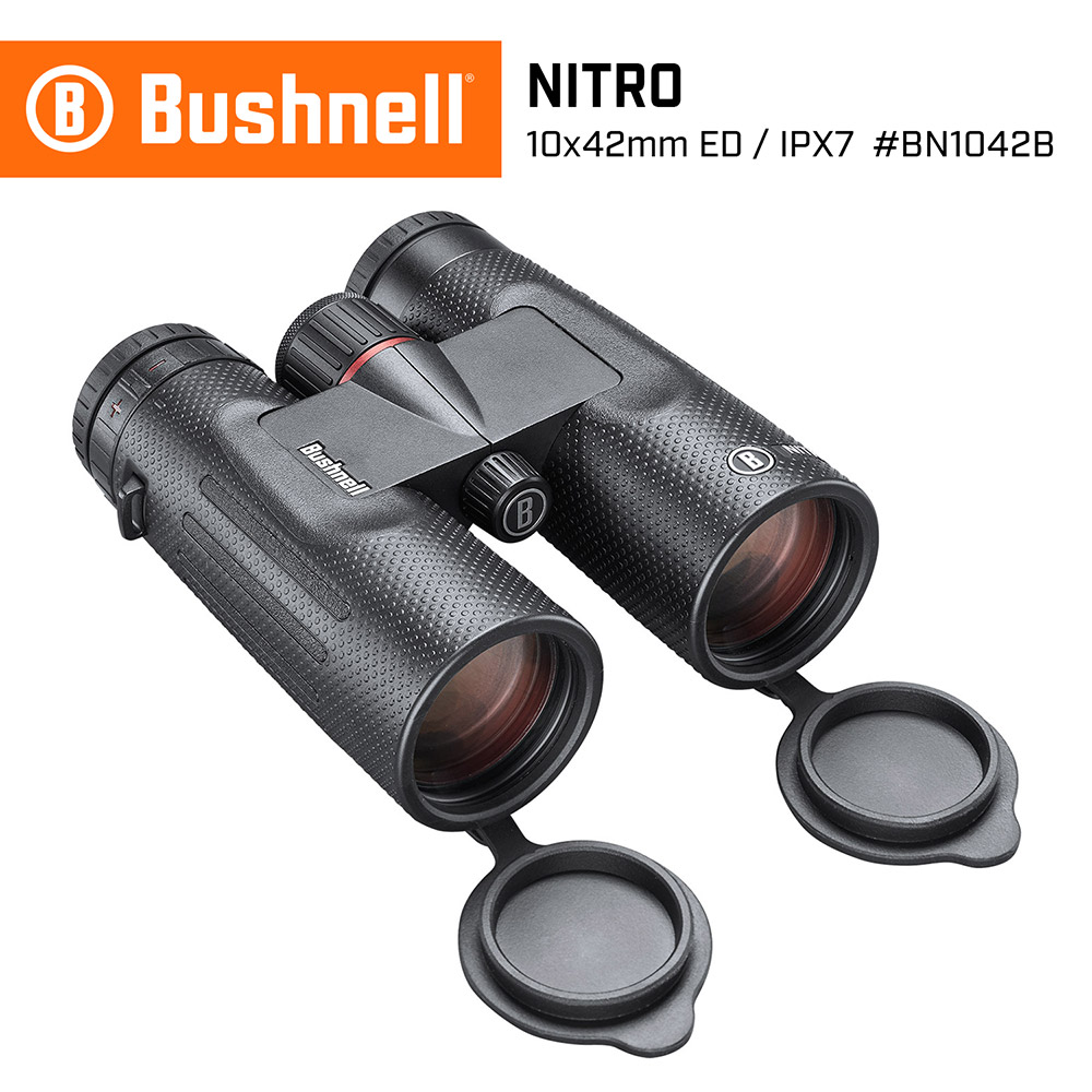 【美國 Bushnell 倍視能】Nitro 戰硝系列 10x42mm ED螢石專業級雙筒望遠鏡 BN1042B (公司貨)