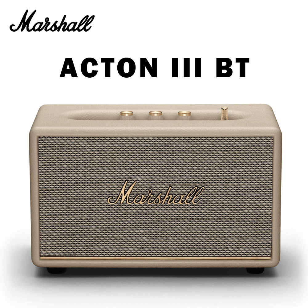 Marshall Acton III Bluetooth 藍牙喇叭 奶油白 公司貨