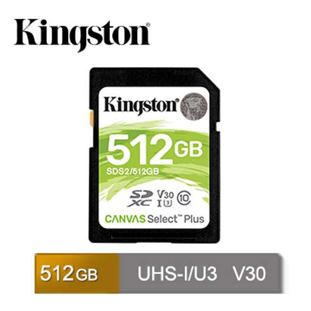 数々のアワードを受賞】 キングストン SDXCカード512GB 最大100MB s Class10 UHS-I U3 V30 Canvas  Select Plus ccps.sn