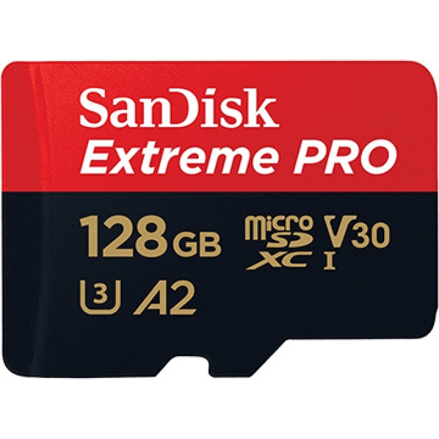 SanDisk 128GB 【200MB/s】Extreme Pro microSDXC UHS-I C10 U3 A2 V30 記憶卡