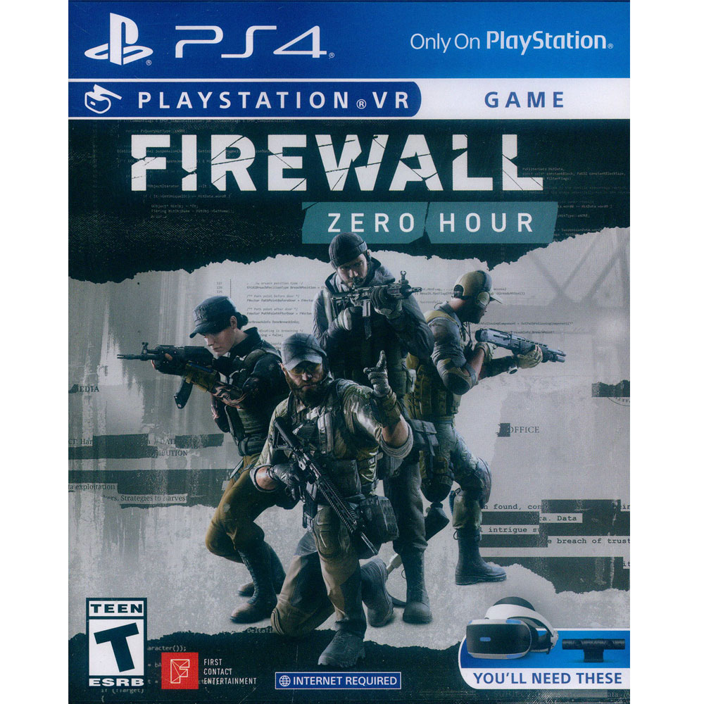 PS4《 防火牆 絕命時刻 FIREWALL ZERO HOUR》英文美版 (PSVR專用)