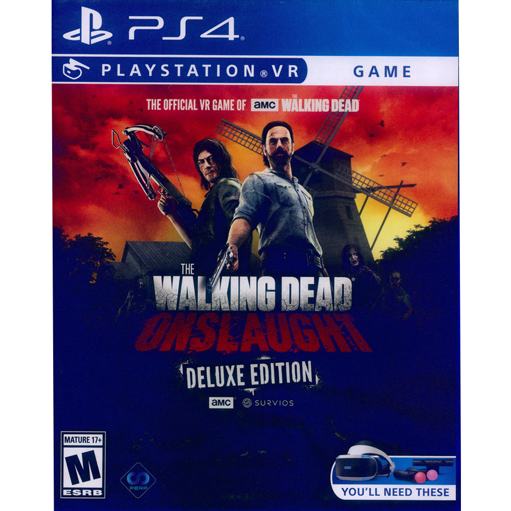 PS4《陰屍路：猛烈攻勢 豪華版 Walking Dead Onslaught Deluxe》英文美版 (PSVR專用)