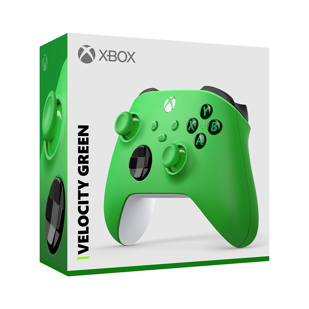 XBOX 無線控制器- 活力綠 遊戲手把 (相容Xbox Series X|S、Windows 10/11、Android 和 iOS)