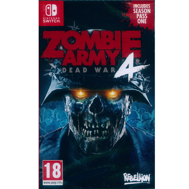 NS Switch《 殭屍部隊：死亡戰爭 4 Zombie Army 4: Dead War》中英日文歐版