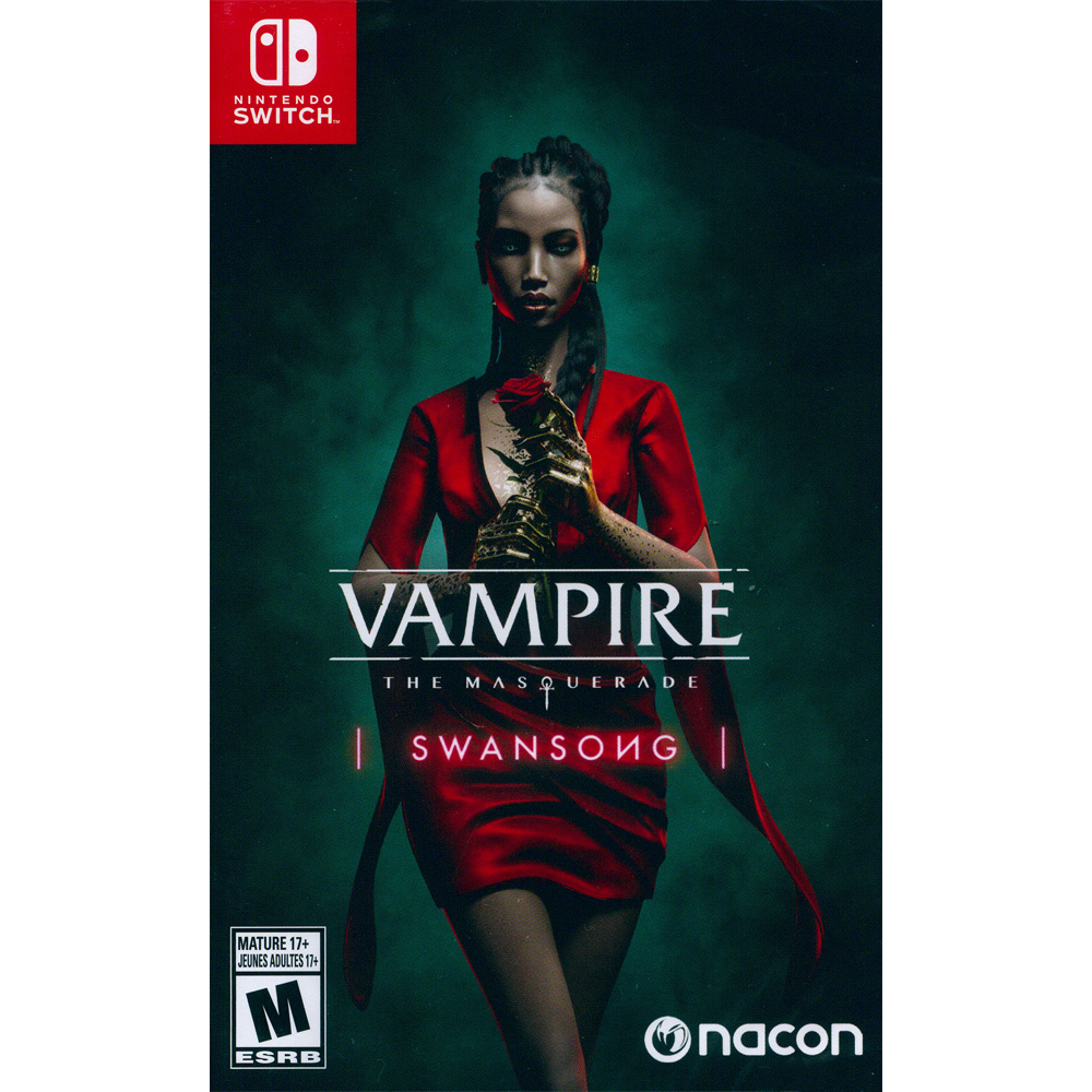 NS Switch《吸血鬼：惡夜獵殺 天鵝之歌 Vampire: The Masquerade》中英日文美版