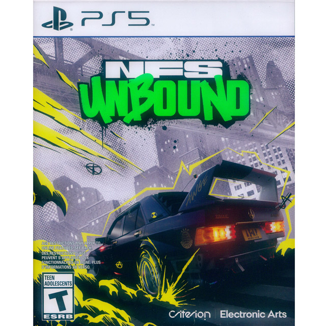 PS5《極速快感：桀驁不馴 Need For Speed - Unbound》中英日文美版