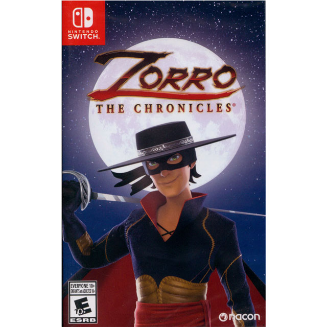NS Switch《蒙面俠蘇洛 Zorro The Chronicles》中英文美版