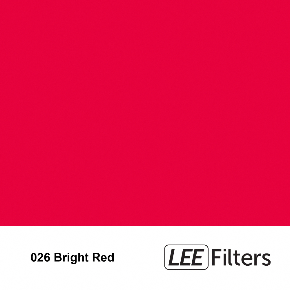 LEE Filter 026 Bright Red 燈紙 色溫紙