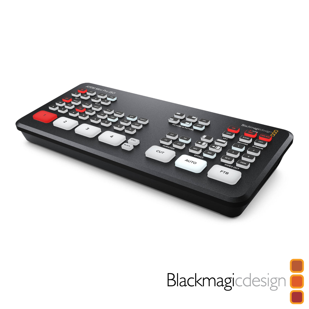 Blackmagic Design BMD Atem mini Pro ISO 現場製作切換台(導播機)