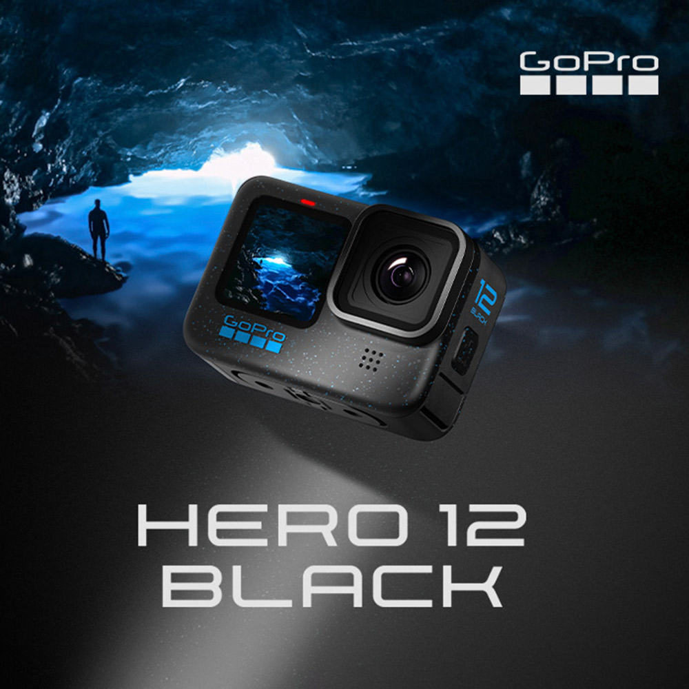 GoPro HERO12 Black全方位運動攝影機CHDHX-121-RW(公司貨)