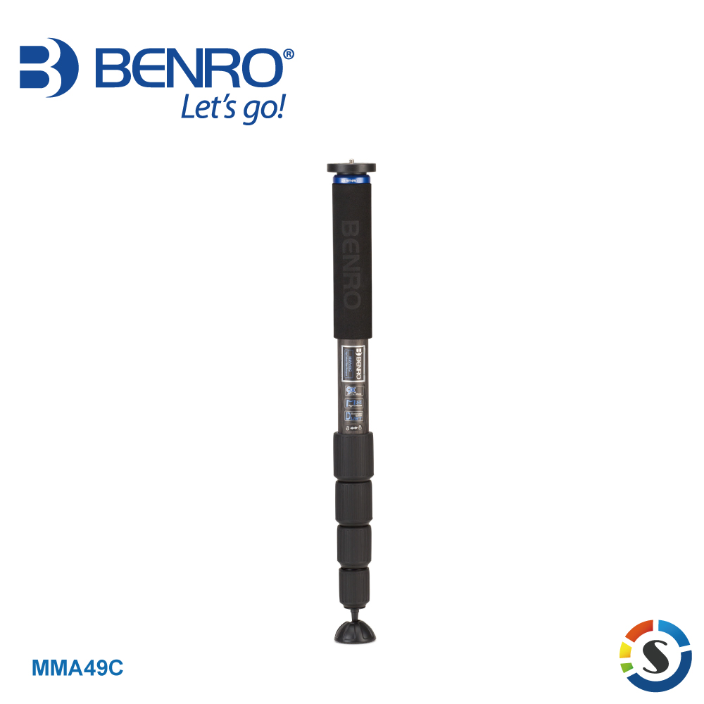 BENRO百諾 MMA49C Mach3系列碳纖維攝影單腳架(勝興公司貨)