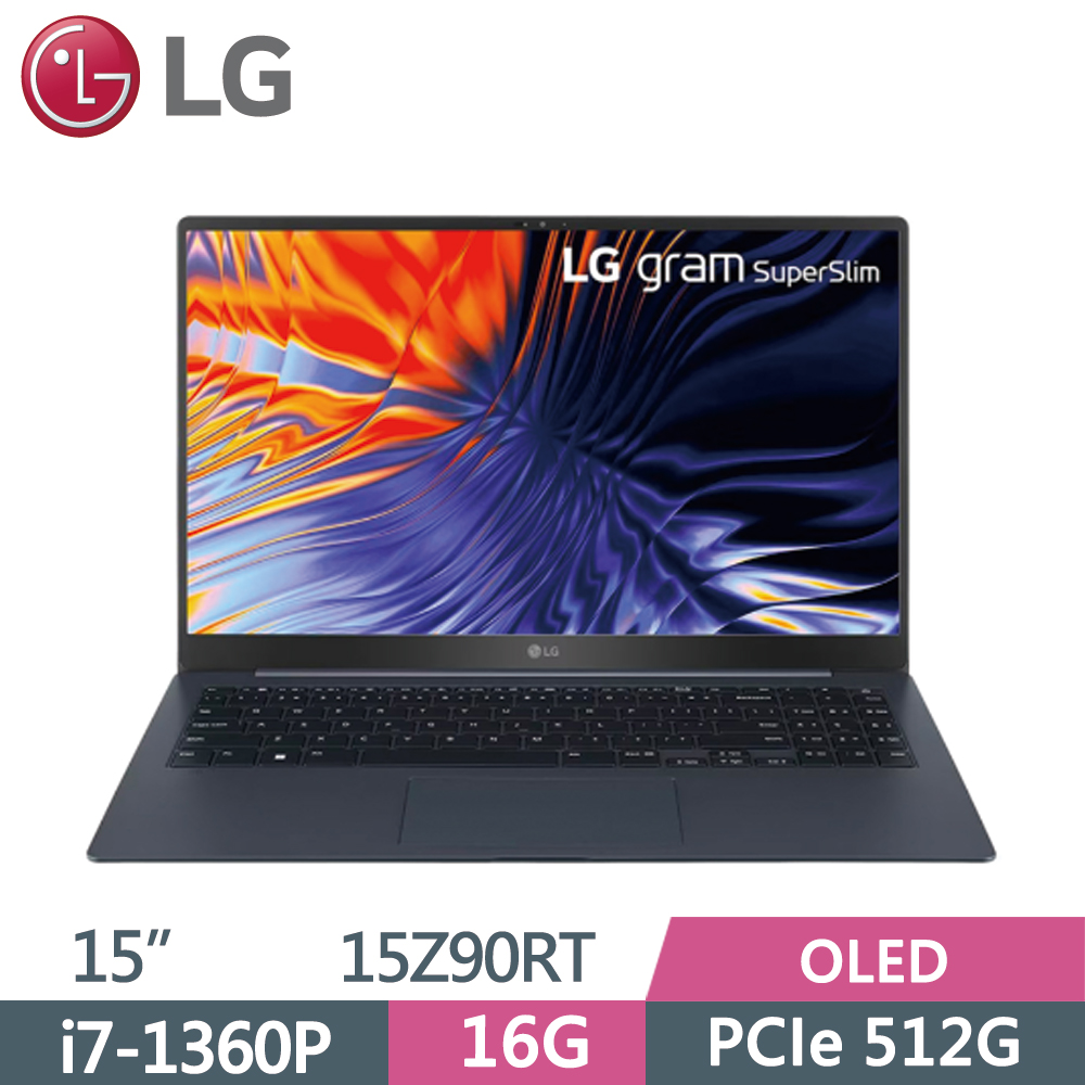 LG gram 15Z90RT-G.AA78C2 海王星藍(i7-1360P/16G/512G SSD/W11/OLED)