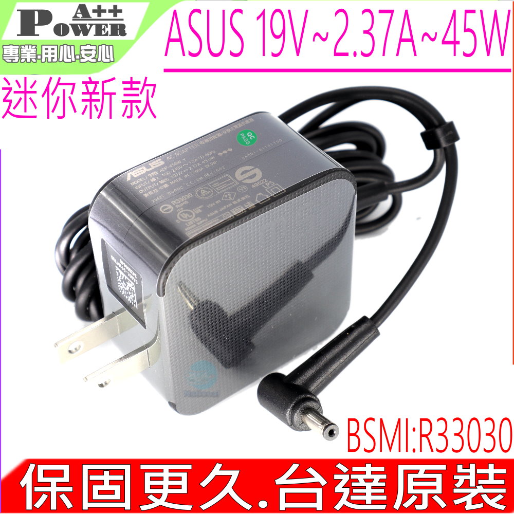 ASUS 19V 2.37A 變壓器-華碩 45W,A556,A580,D553,F553,K553,K456,K556,P453,RX303,X302,X403,X453