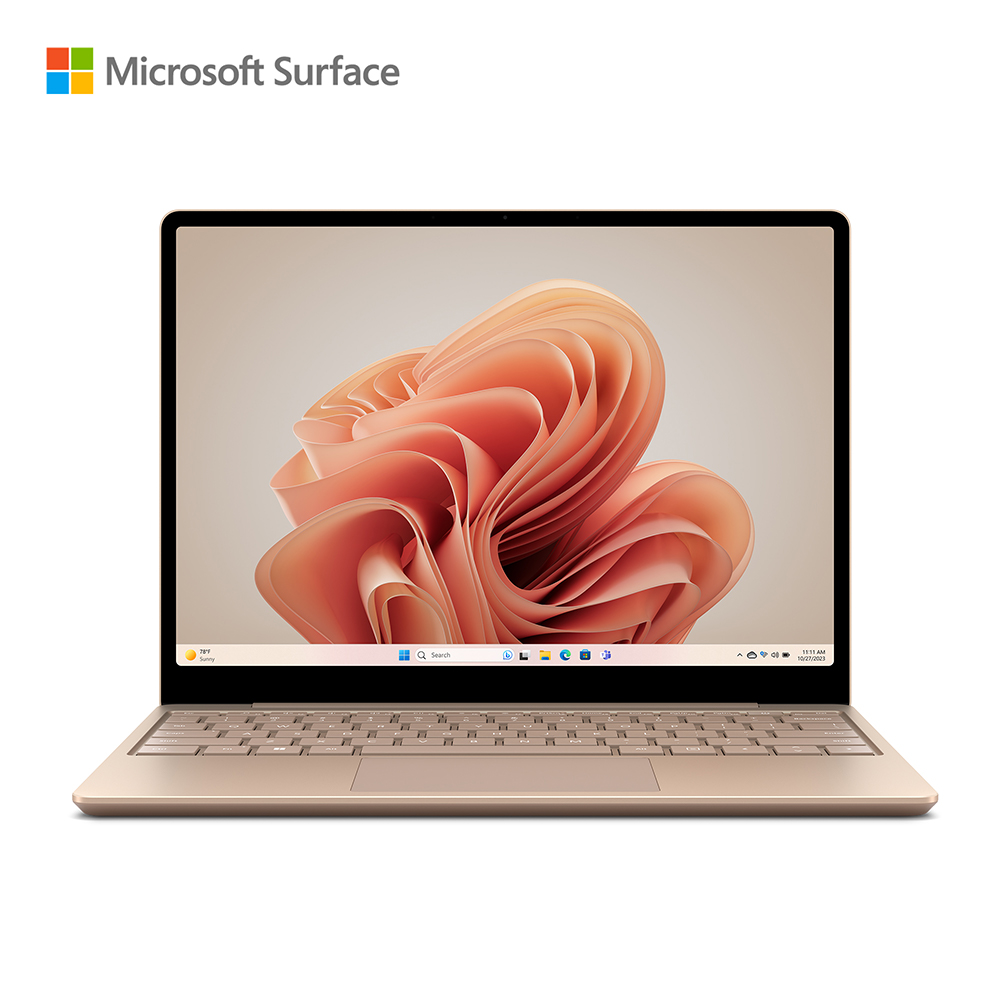 【羅技M720滑鼠組】Surface Laptop Go 3 XK1-00054 砂岩金(i5-1235U/8GB/256GB SSD/W11/12.4)