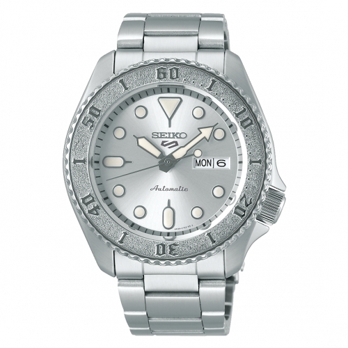 SEIKO 5 sport運動潮流機械腕錶/銀色4R36-08E0S(SRPE71K1)