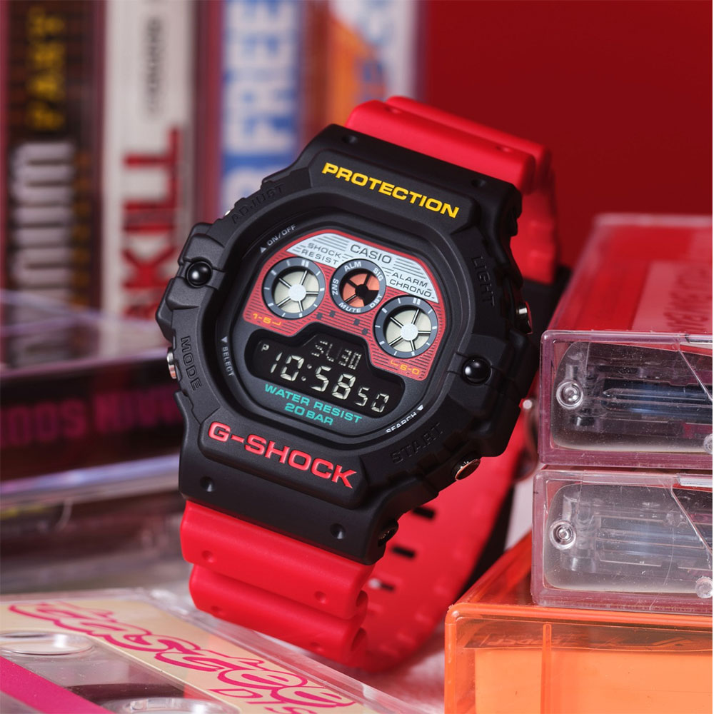 CASIO 卡西歐 G-SHOCK 復古錄音帶系列手錶(DW-5900MT-1A4)