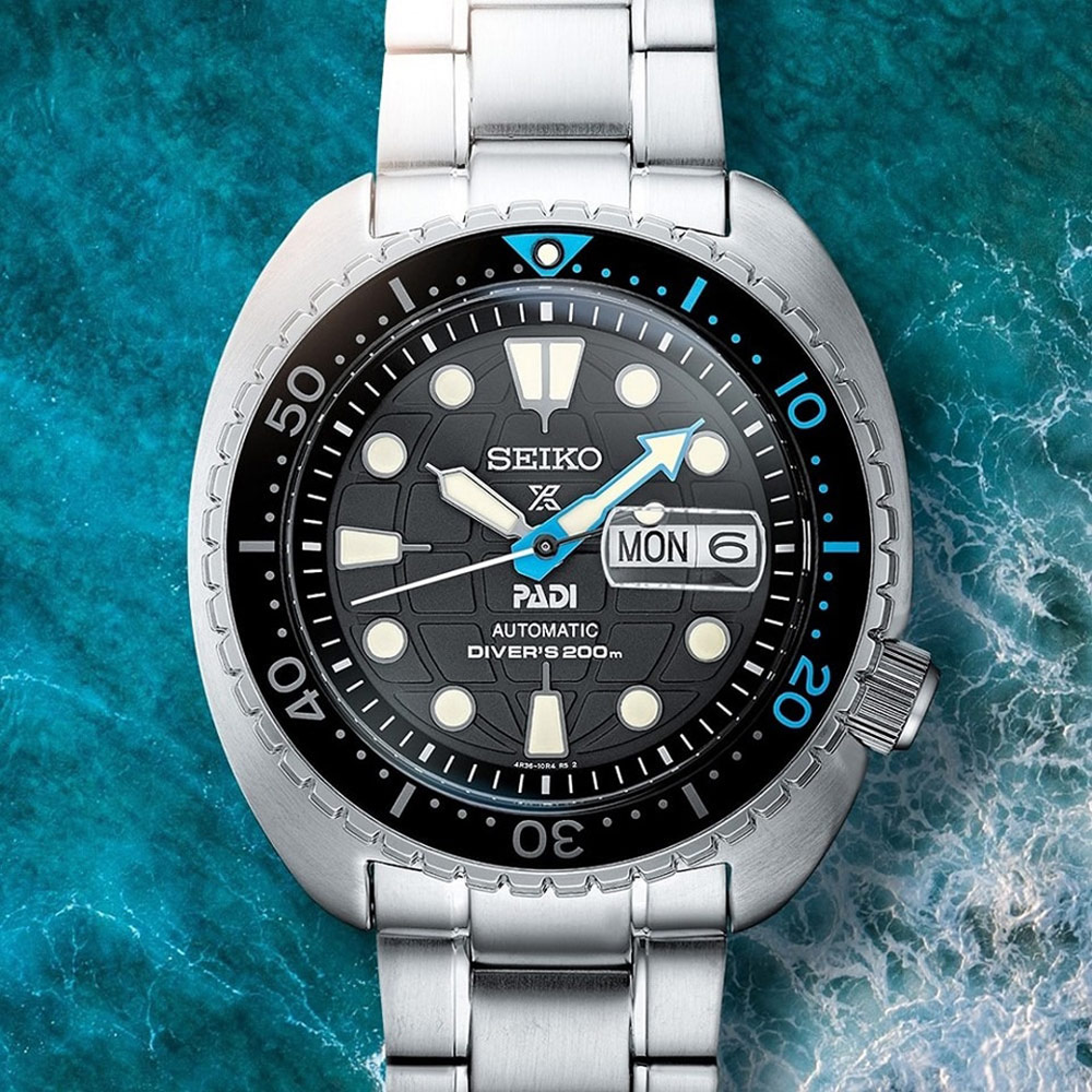 SEIKO精工 Prospex PADI 聯名200米潛水機械錶 4R36-06Z0I(SRPG19K1)