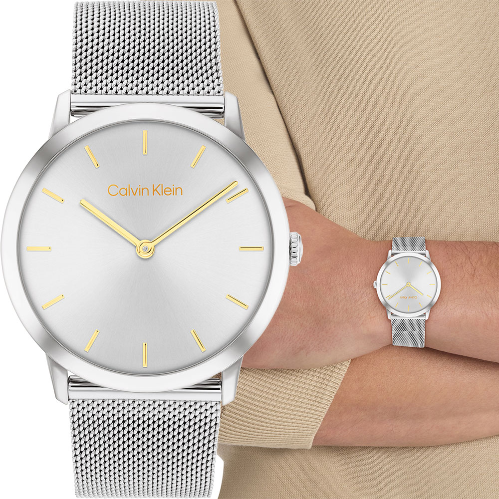 Calvin Klein 凱文克萊 CK Exceptional 中性錶 米蘭帶手錶-37mm(25300001)