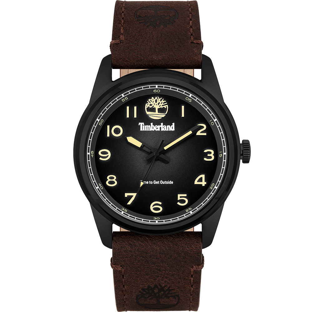 Timberland 天柏嵐 都會時尚大三針手錶-煙燻黑/45mm TDWGA2152104