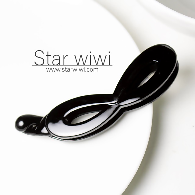 【Star wiwi】時尚蝴蝶結造型香蕉夾《2入組》《黑色》 ( 髮飾 髮夾 )