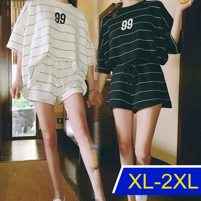 【韓國K.W.】KQN3911優質展演休閒運動套裝(涼感/小香風/二件套/輕薄/短袖)